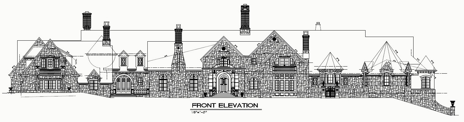 Ladue house blueprint